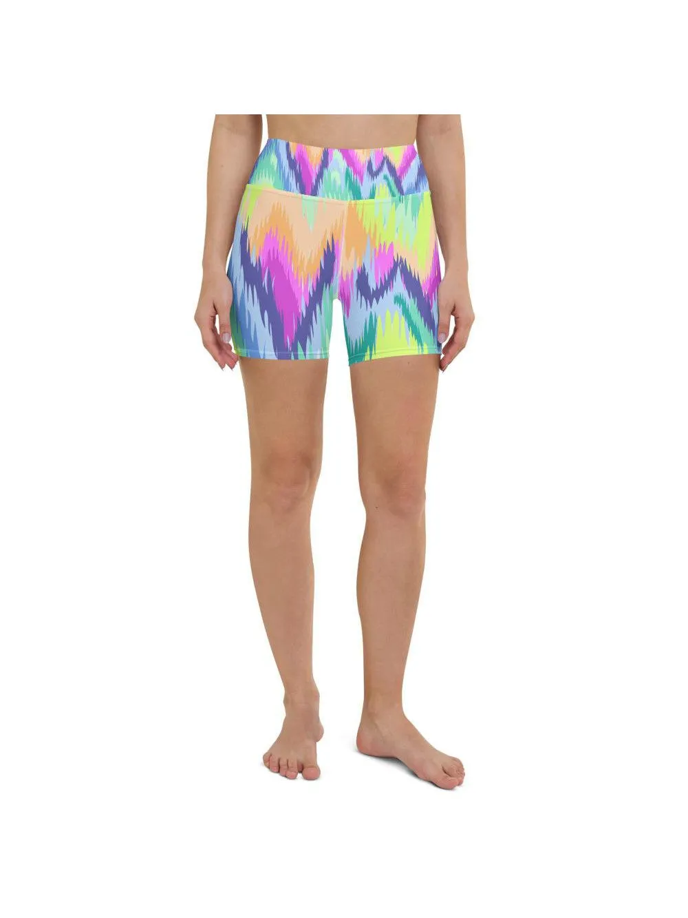 Rave Sound Wave Yoga Shorts