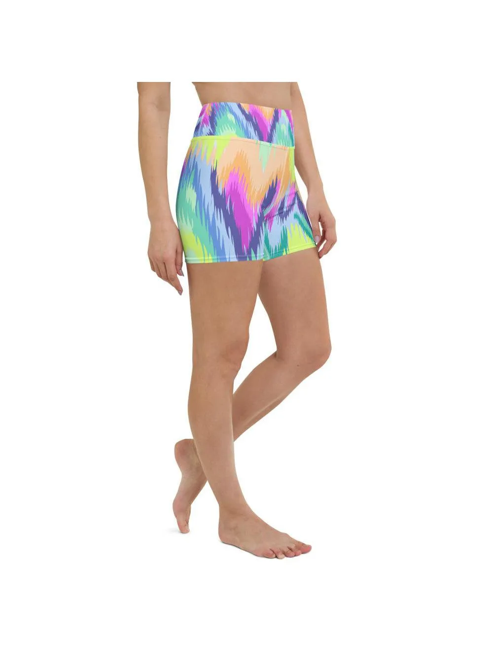 Rave Sound Wave Yoga Shorts
