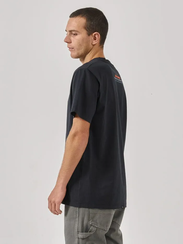 Royal Habits Merch Fit Tee - Twilight Black