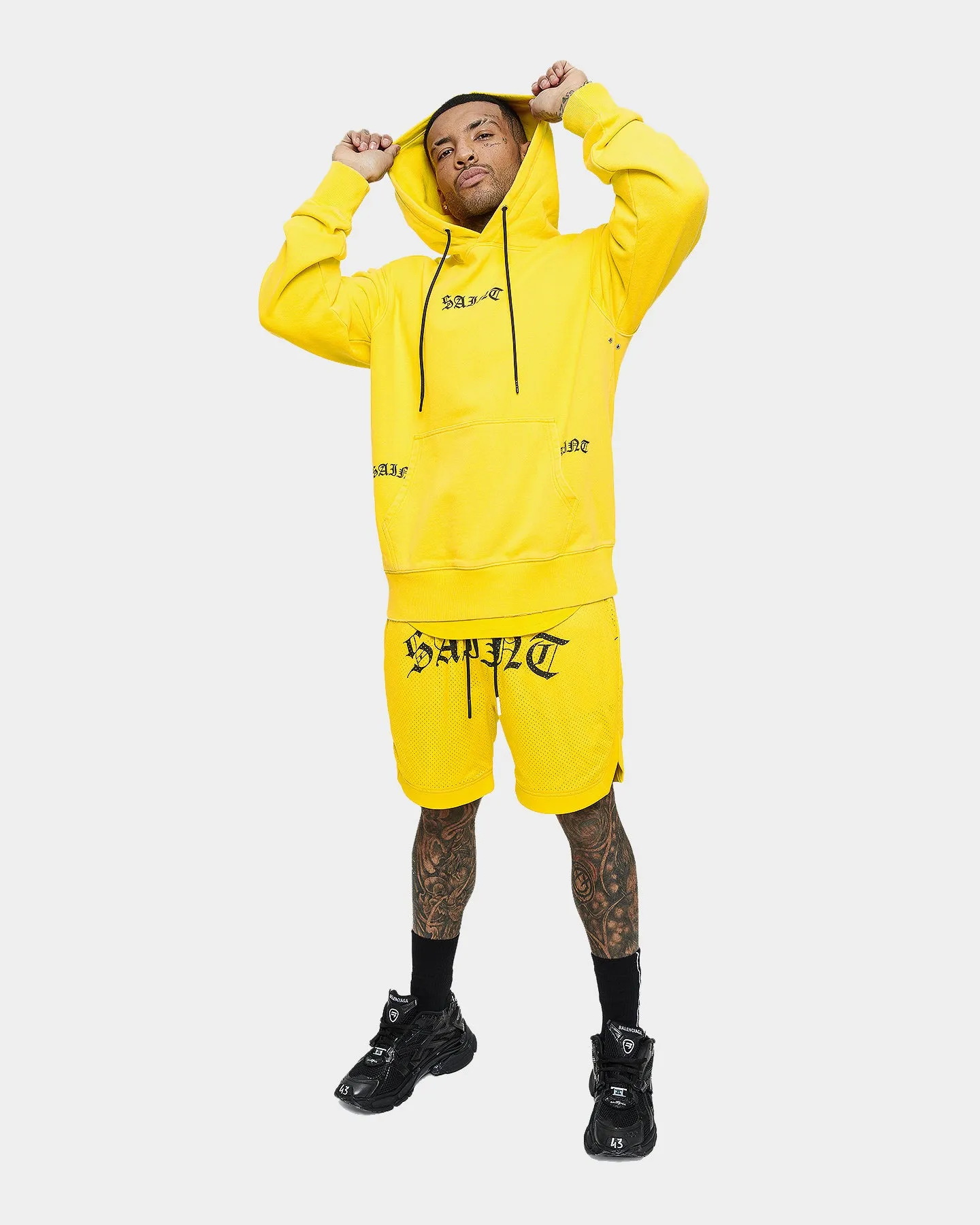 Saint Morta Day Of The Dead Hoodie Yellow/Black