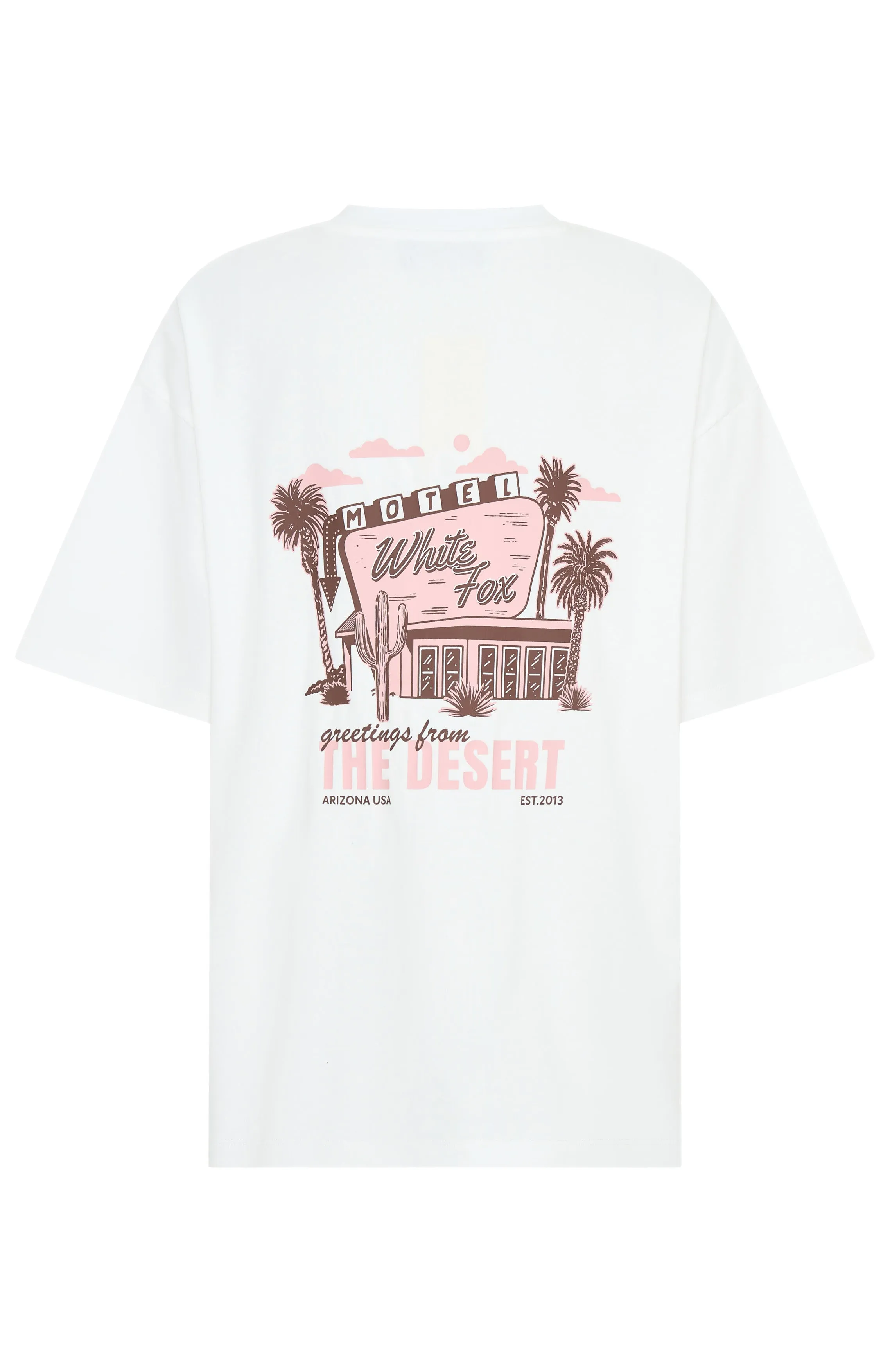Scenic Route Oversized Tee White