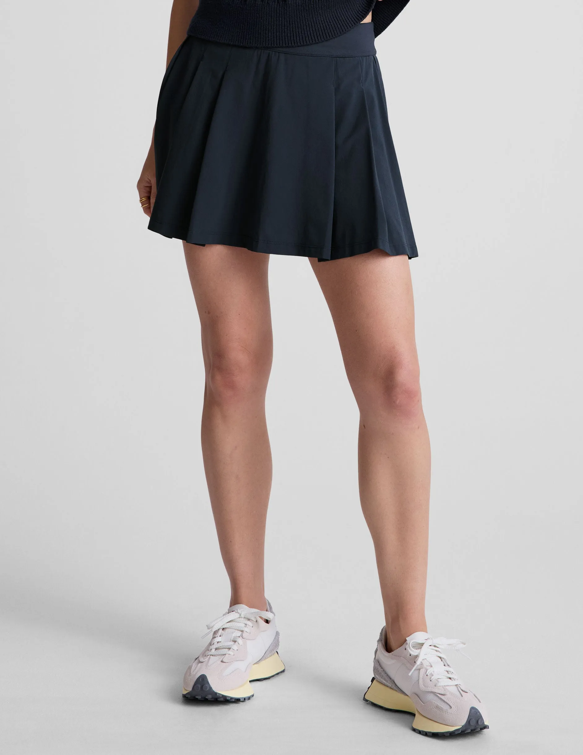 Score Pleated Skirt