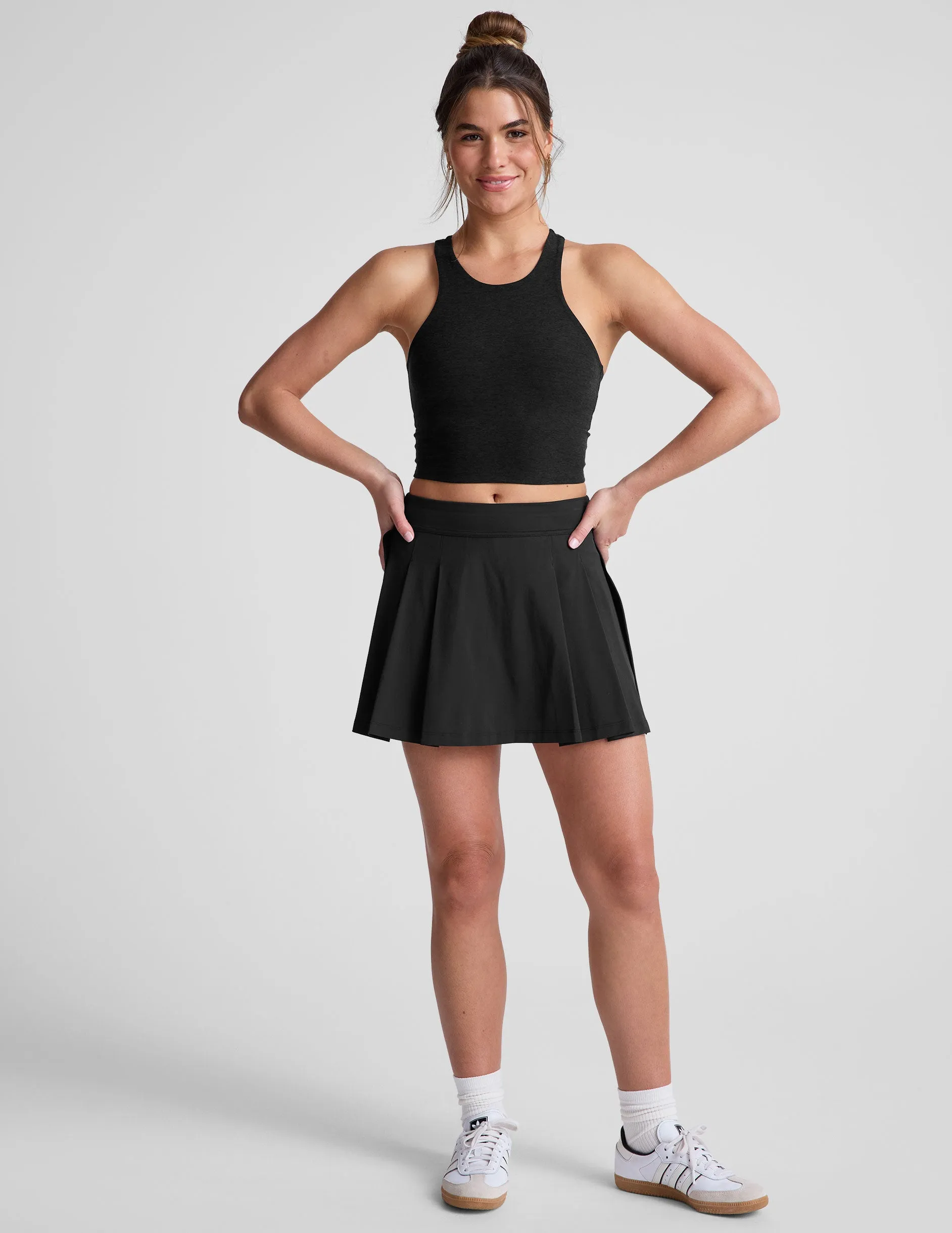 Score Pleated Skirt