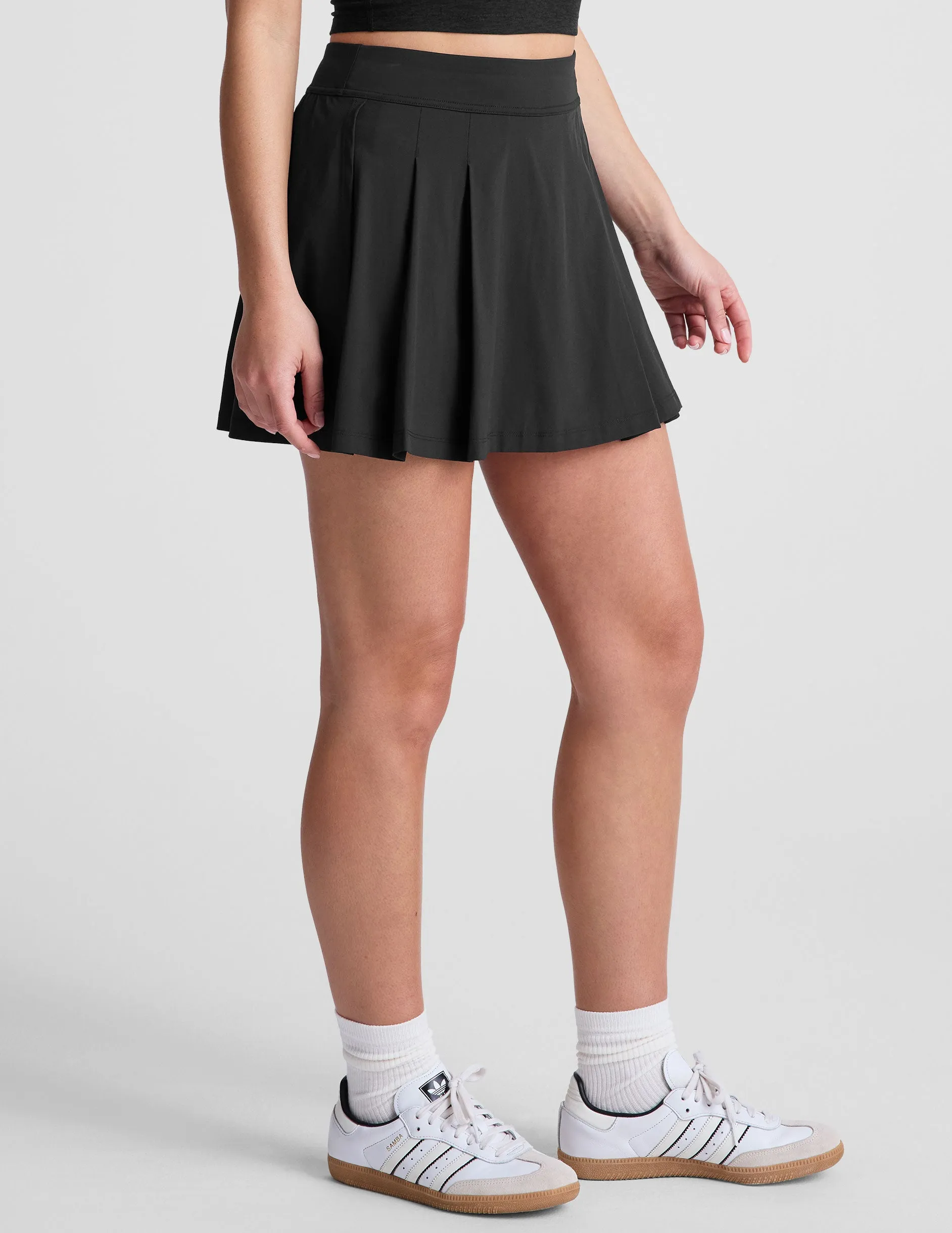 Score Pleated Skirt