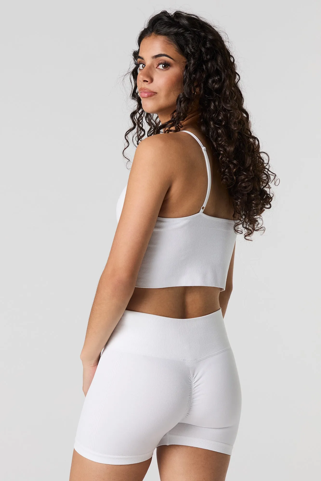 Seamless Ruched Back Biker Short