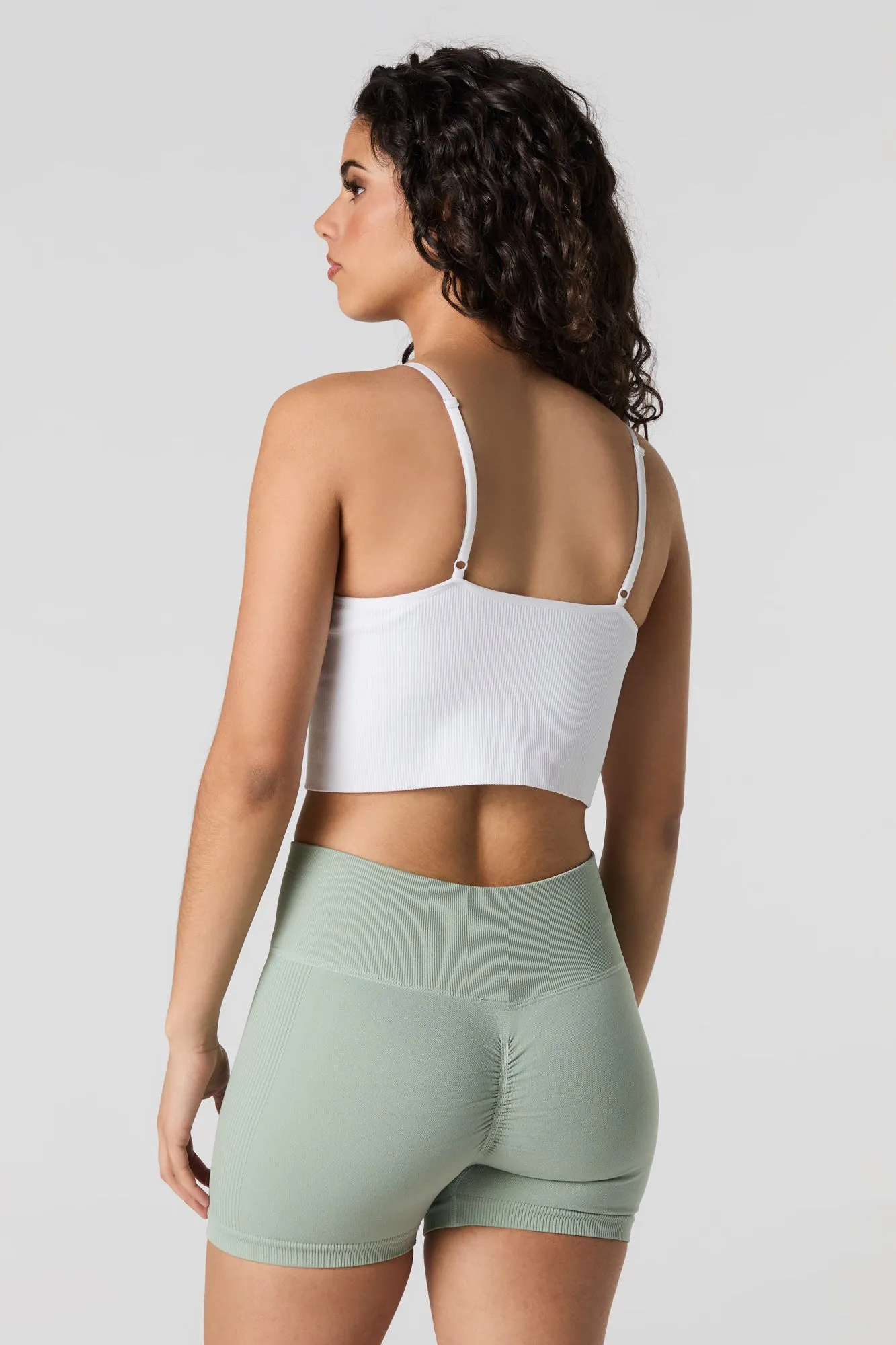 Seamless Ruched Back Biker Short