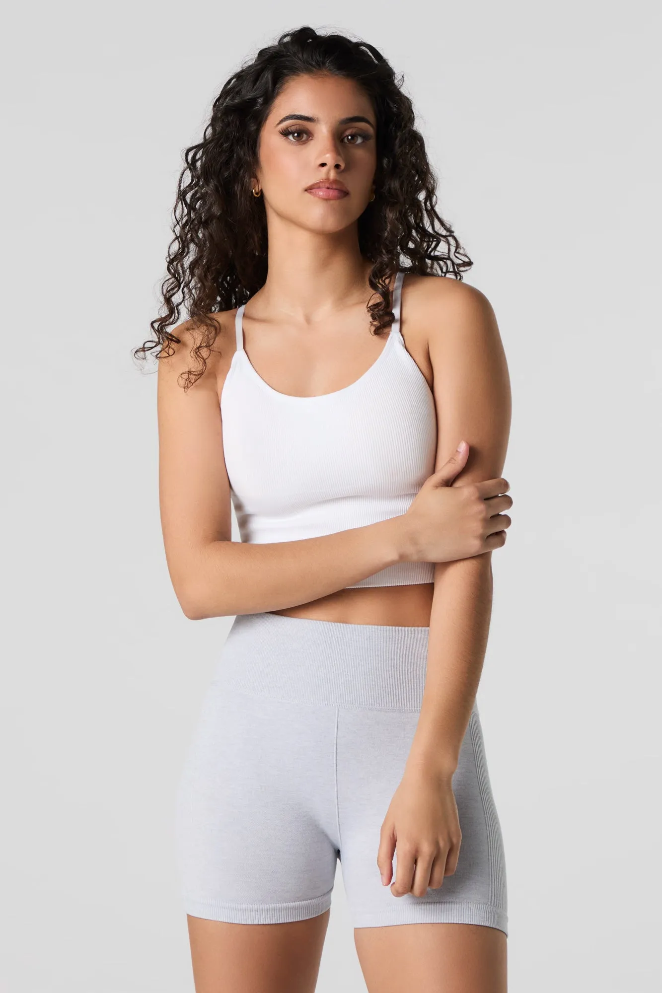 Seamless Ruched Back Biker Short
