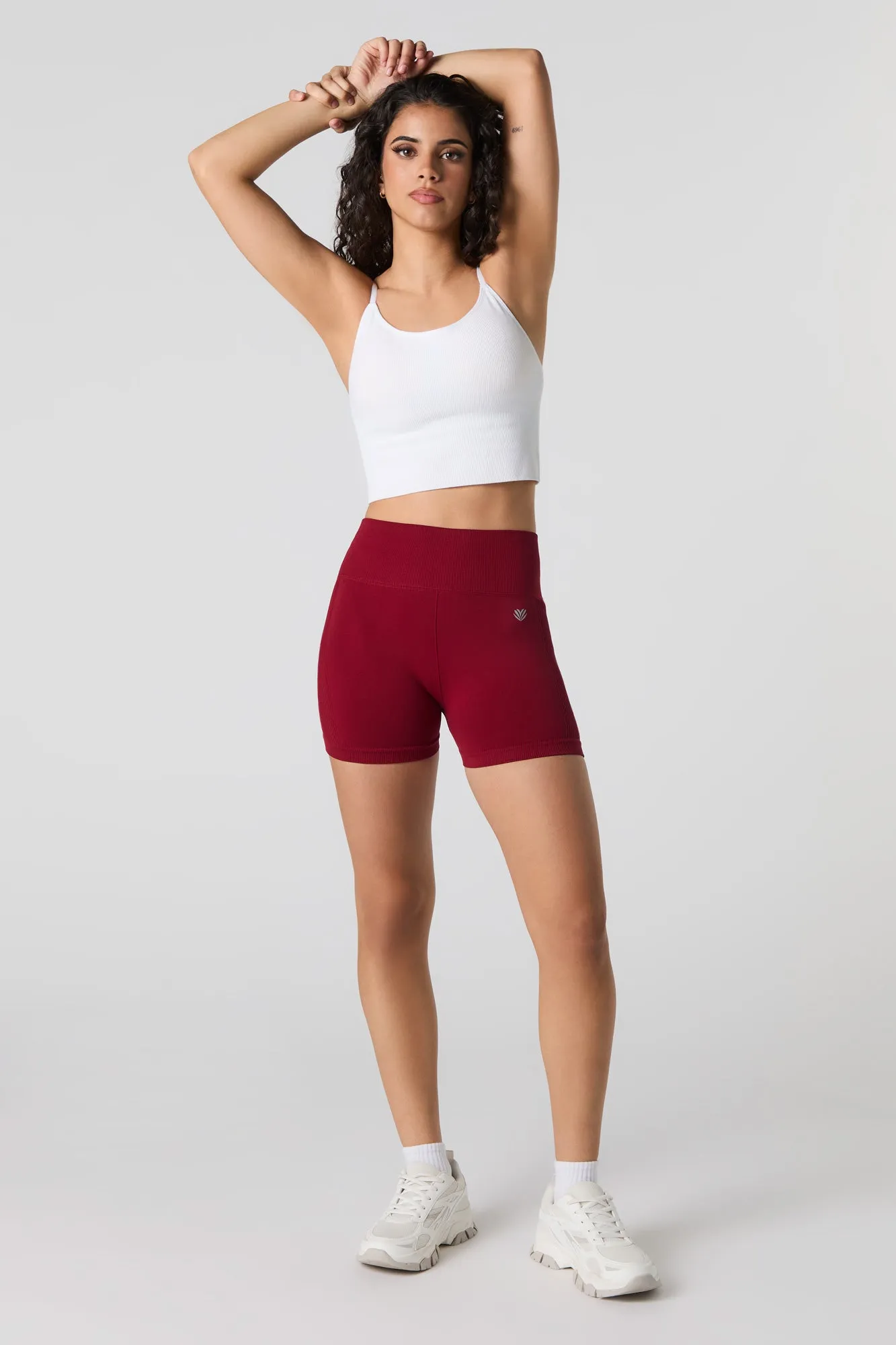 Seamless Ruched Back Biker Short