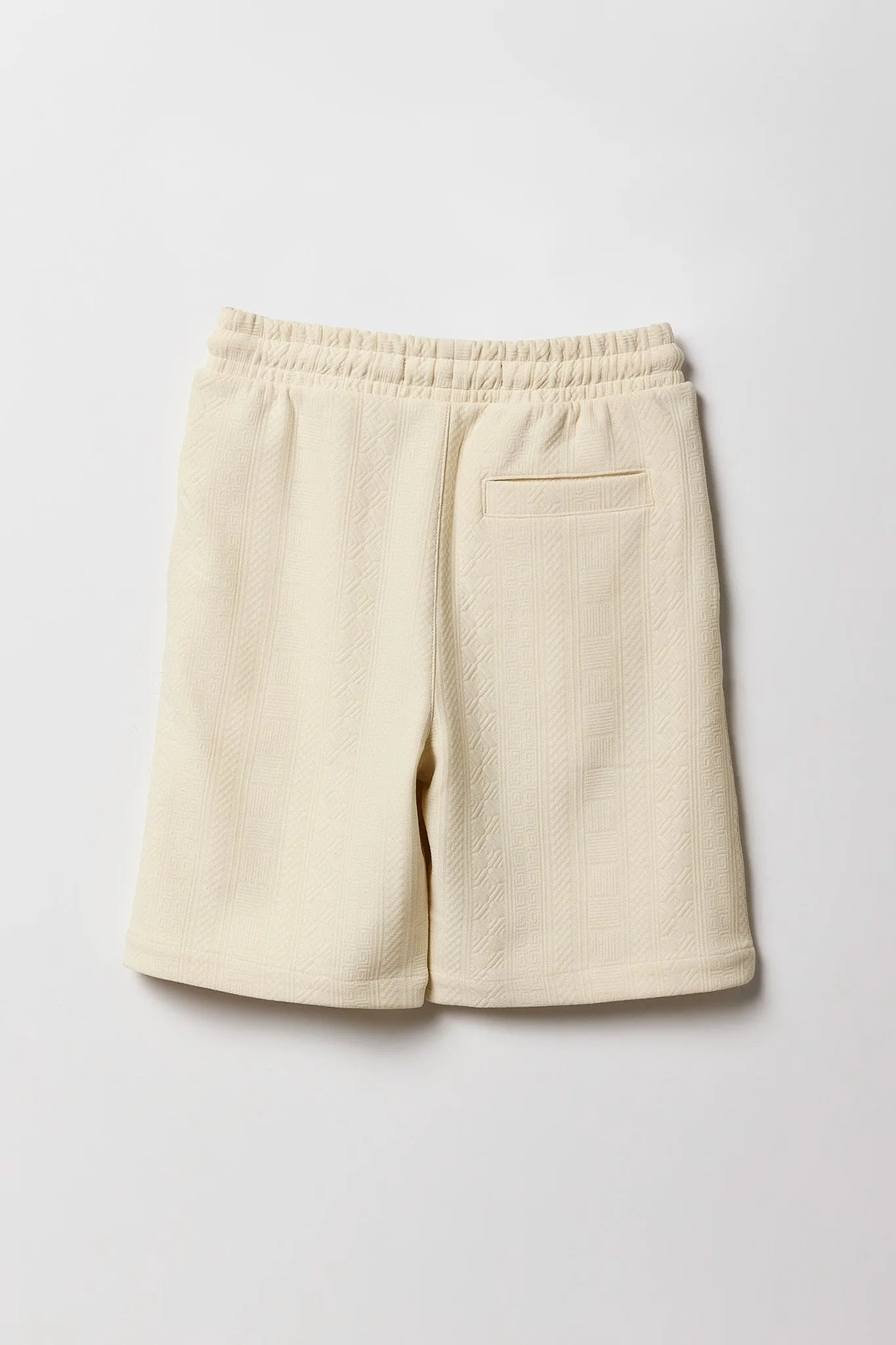 Short à taille coulissante texturé Geo pour garçons
