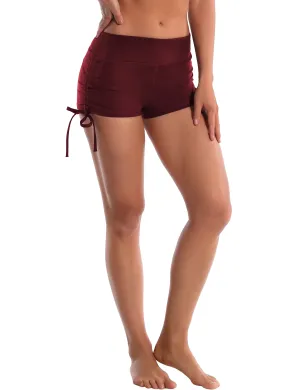Side Drawstring Hot Shorts cherryred_Golf