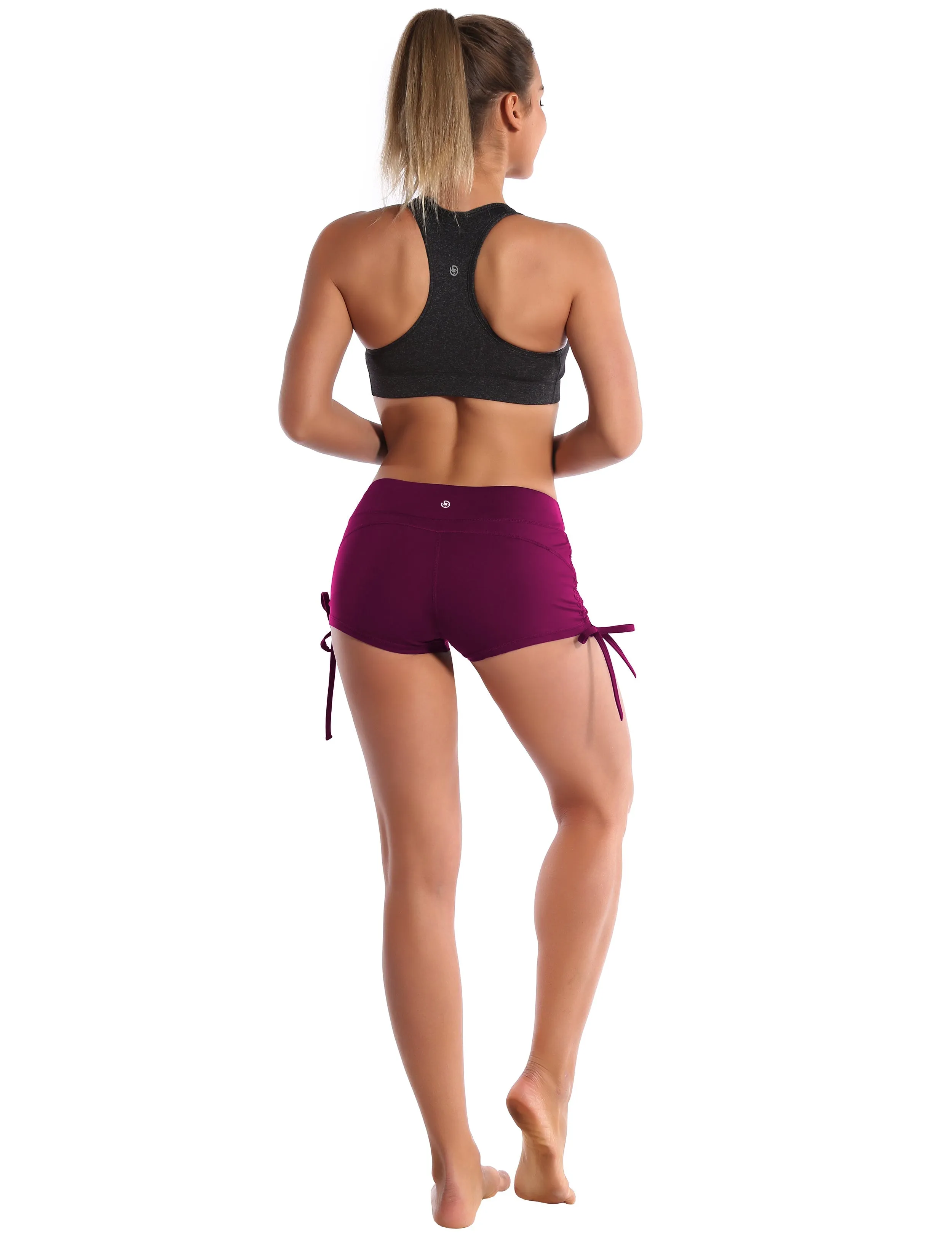 Side Drawstring Hot Shorts grapevine_Running