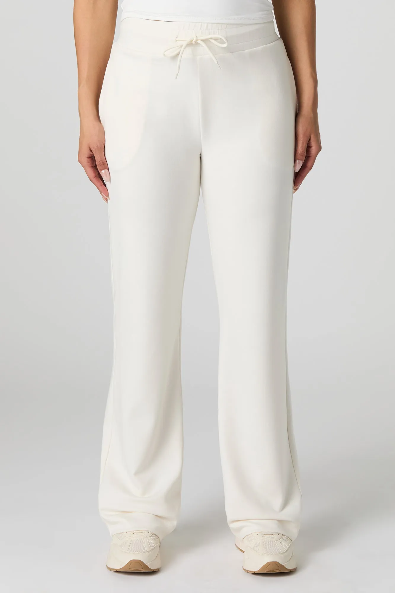 Soft Drawstring Wide Leg Pant