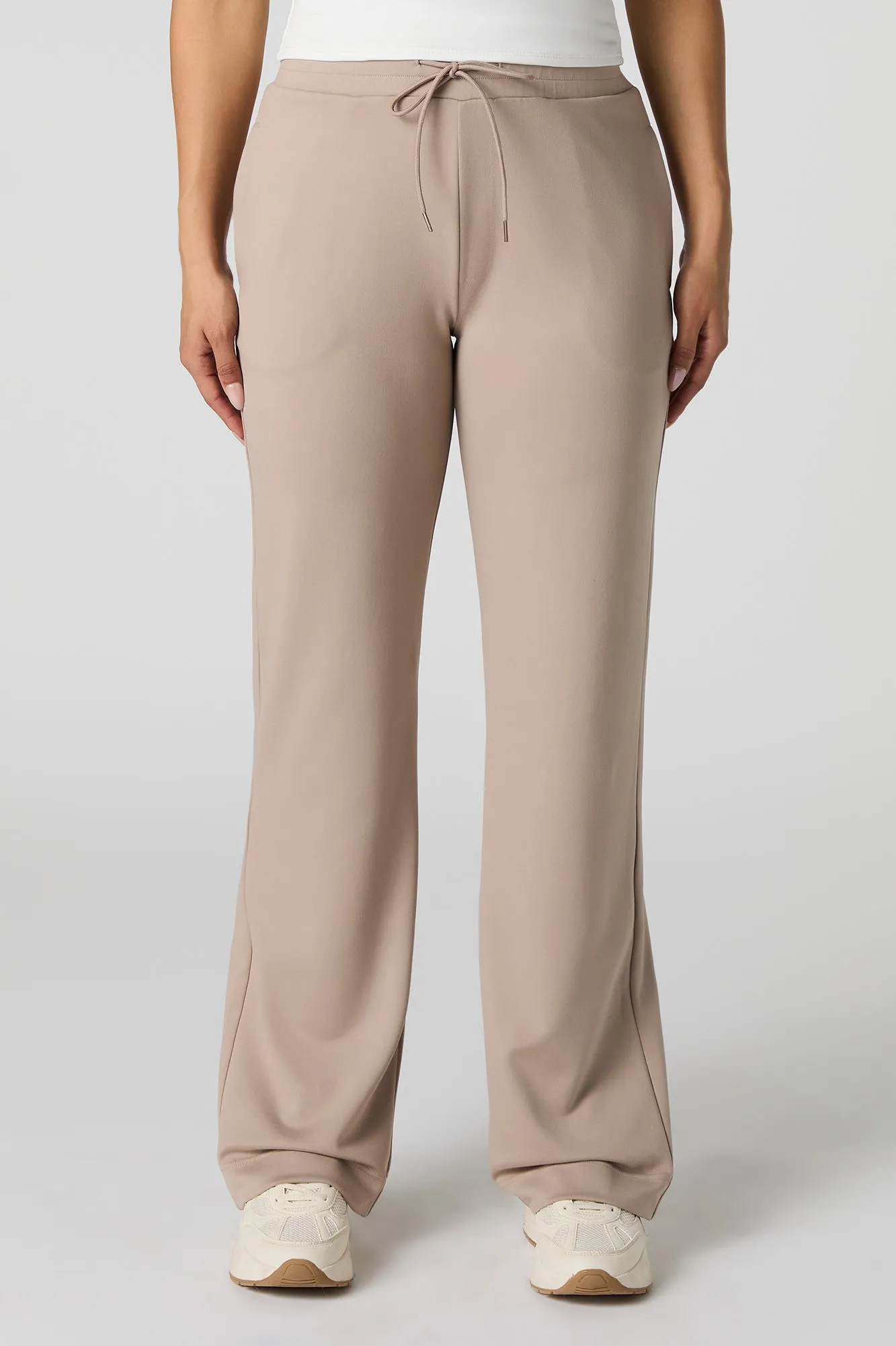 Soft Drawstring Wide Leg Pant