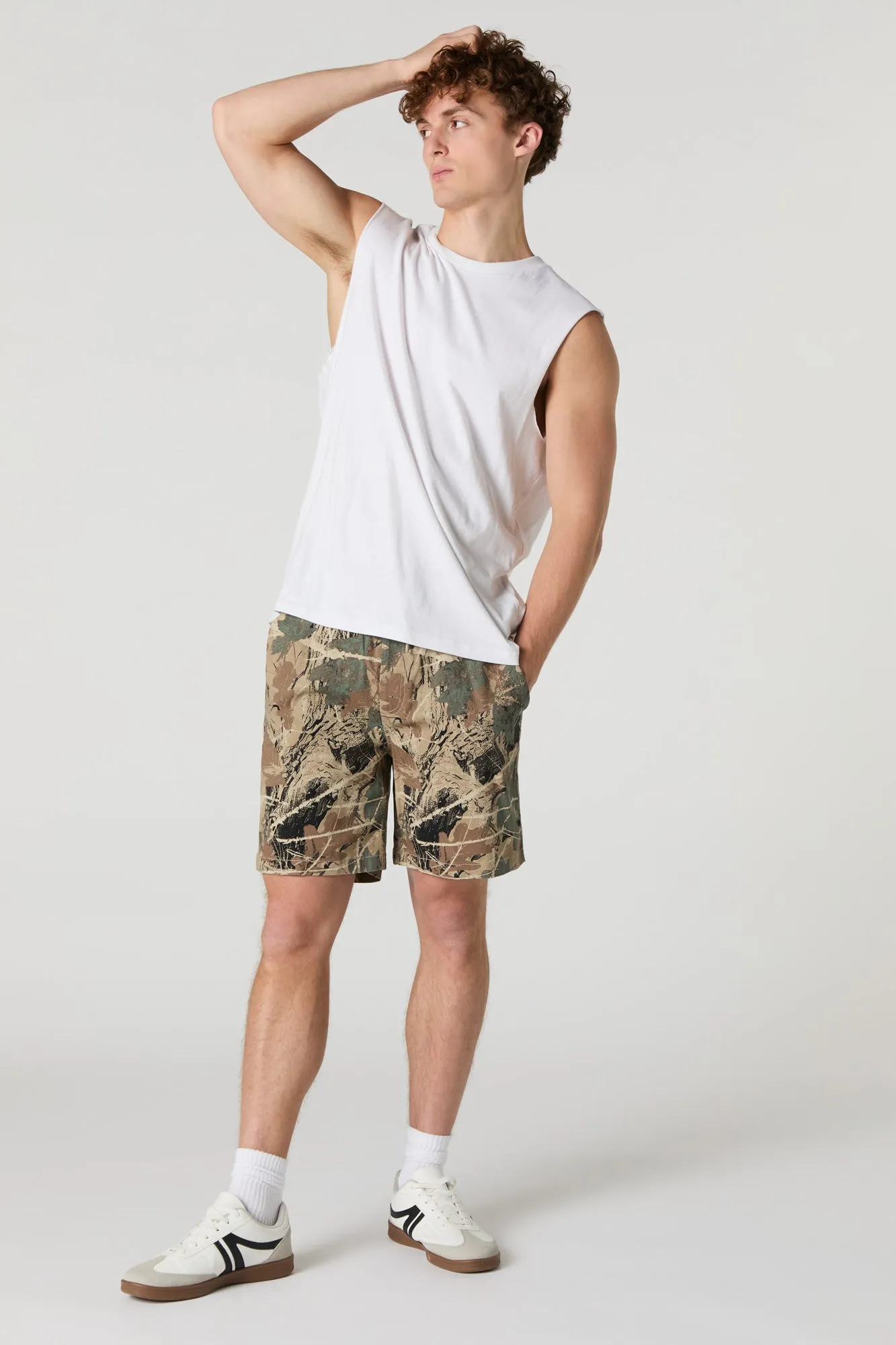 Solid Drawstring Short