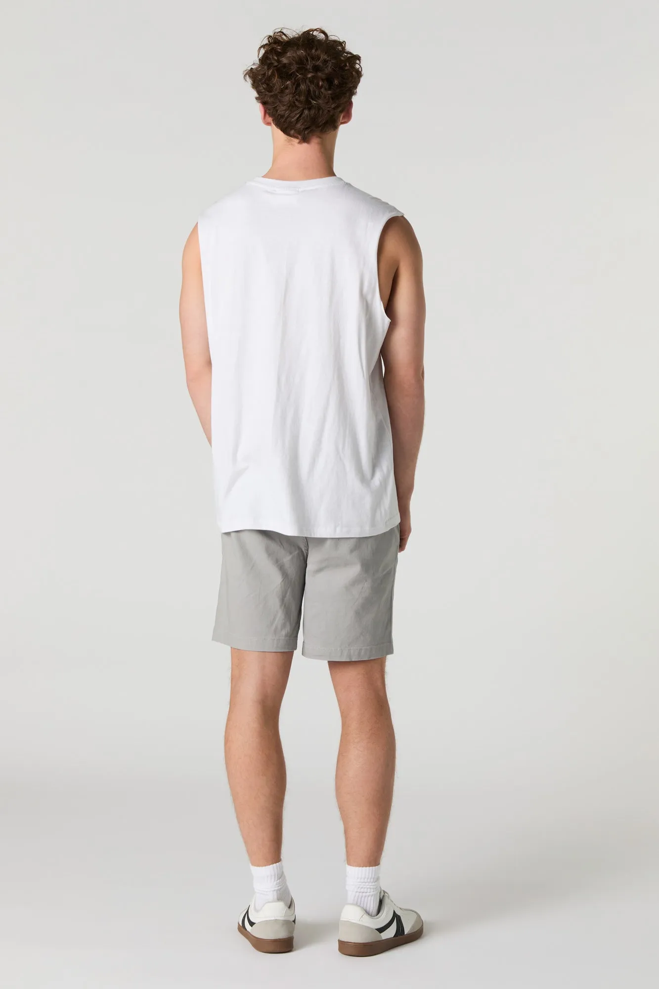 Solid Drawstring Short