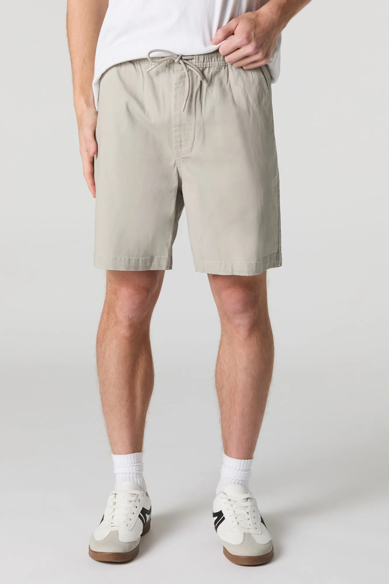 Solid Drawstring Short