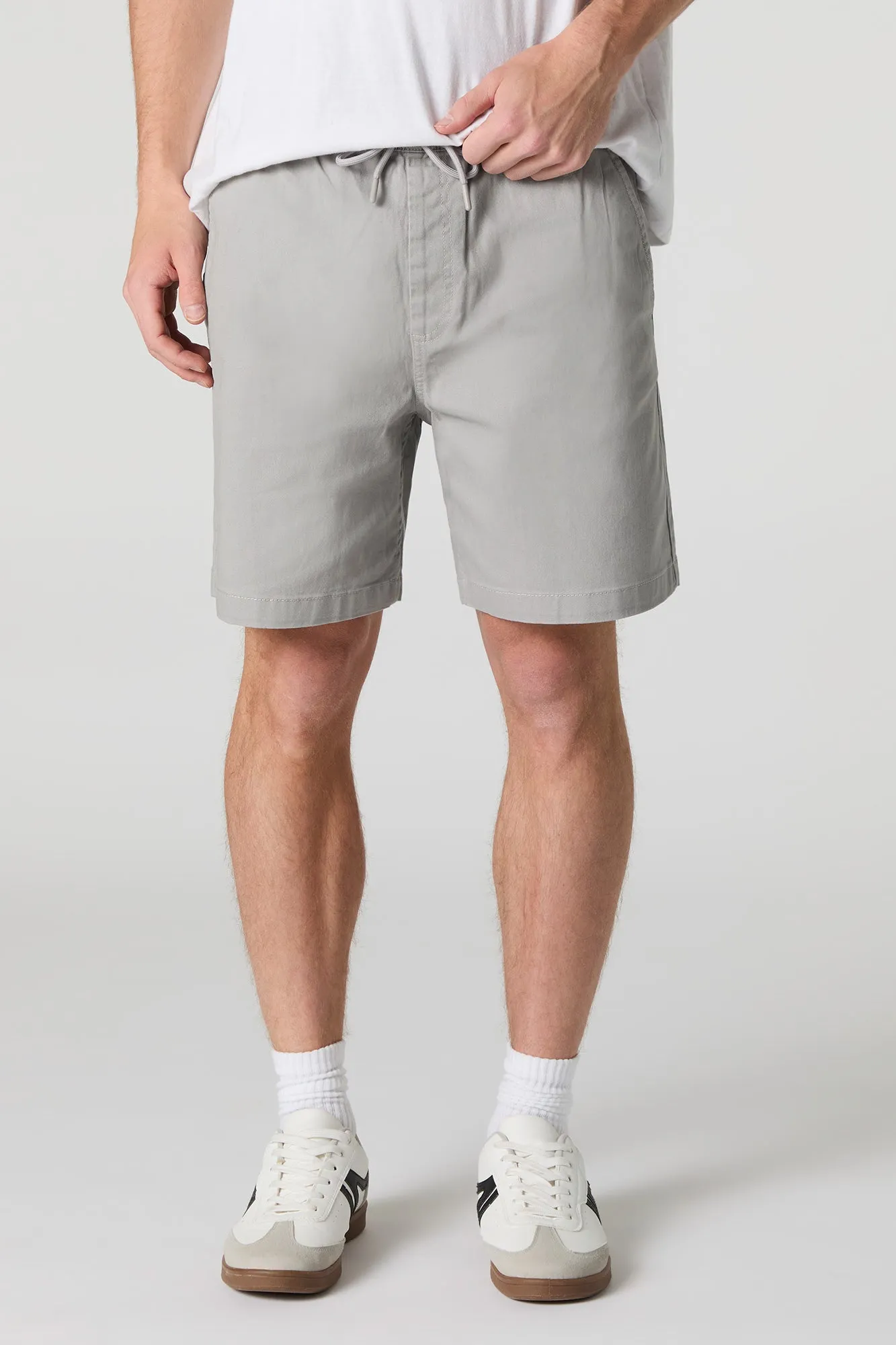 Solid Drawstring Short