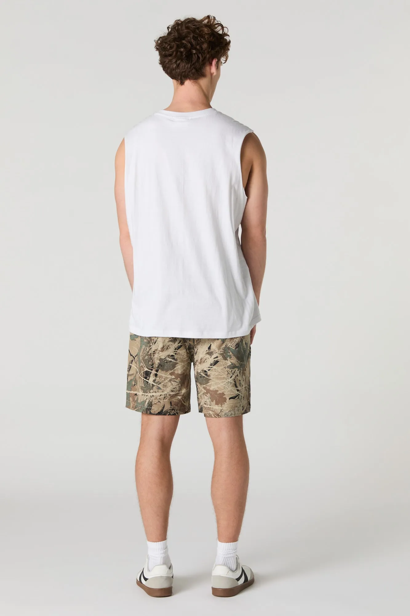Solid Drawstring Short
