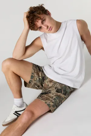 Solid Drawstring Short