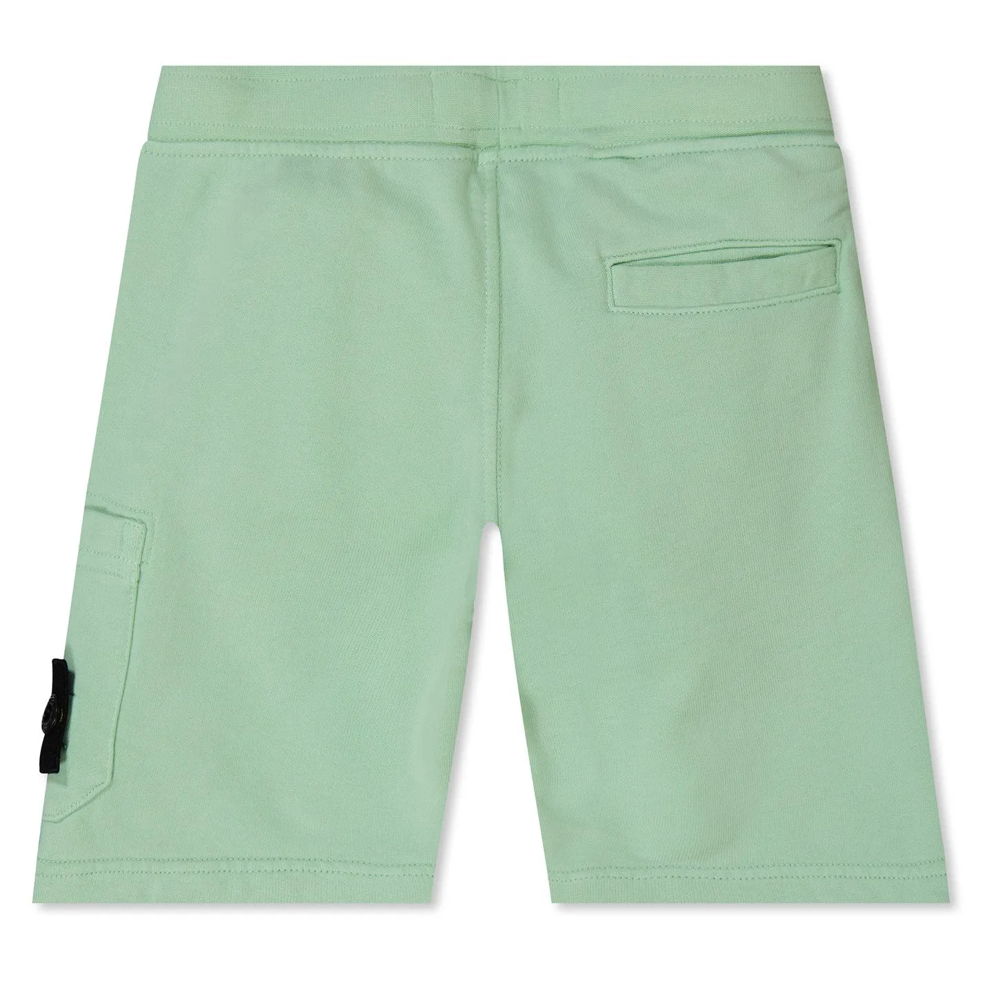 Stone Island Junior Logo-Appliqued Cotton Jersey Shorts