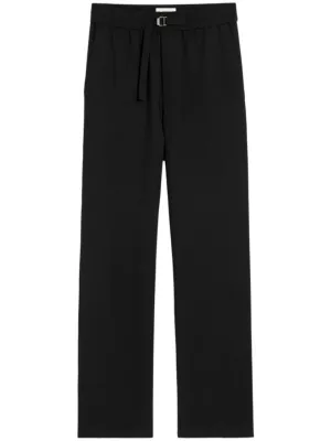 Straight-Leg Wool Trousers
