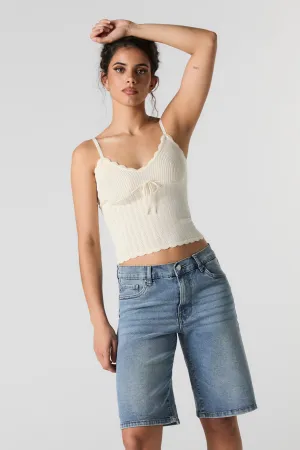 Stretch Denim Bermuda Short