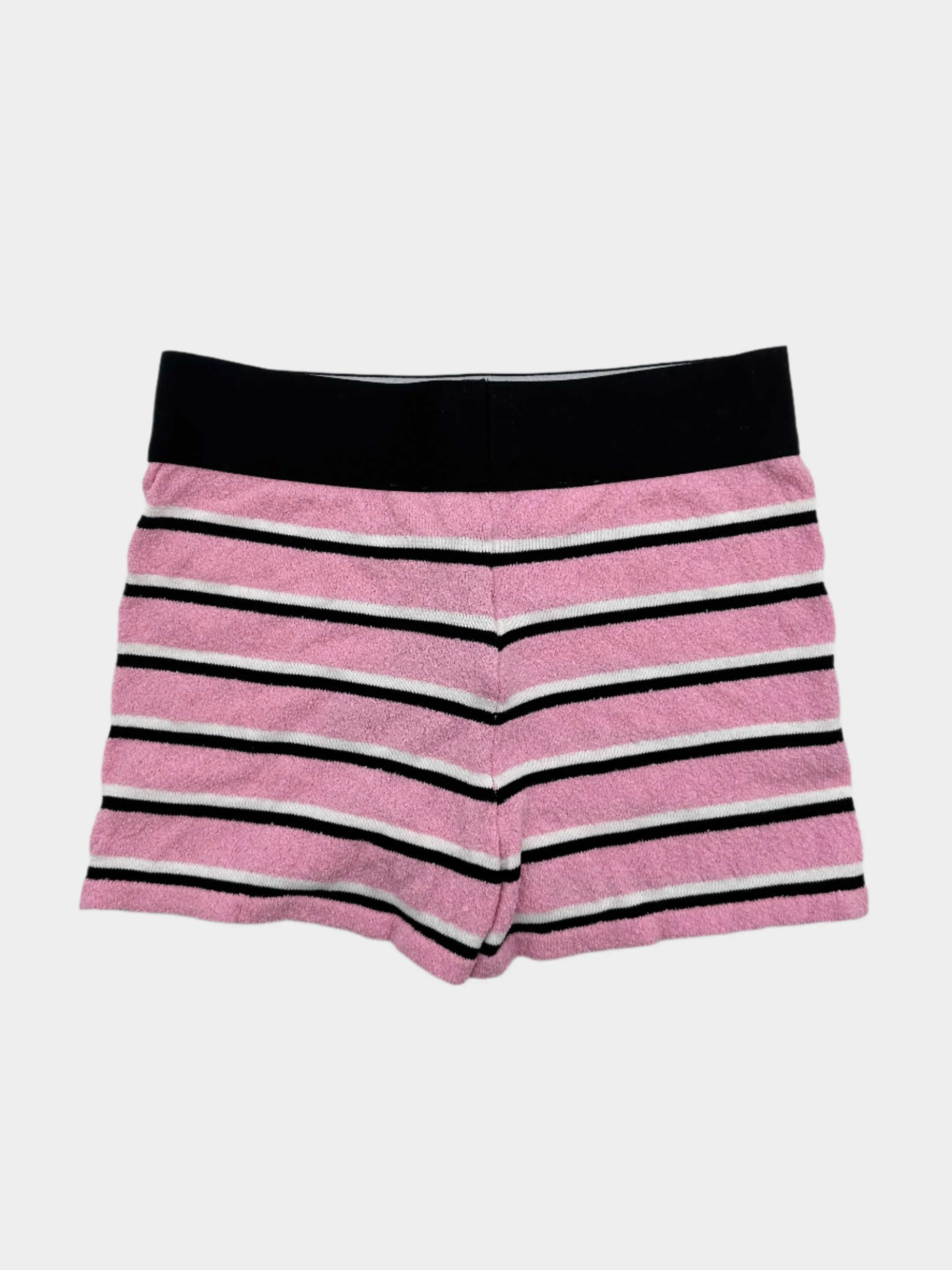 Stripped Knitted Shorts