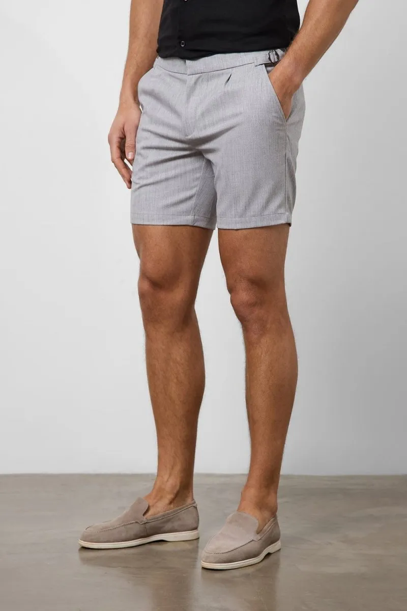 Tailored Shorts in Grey