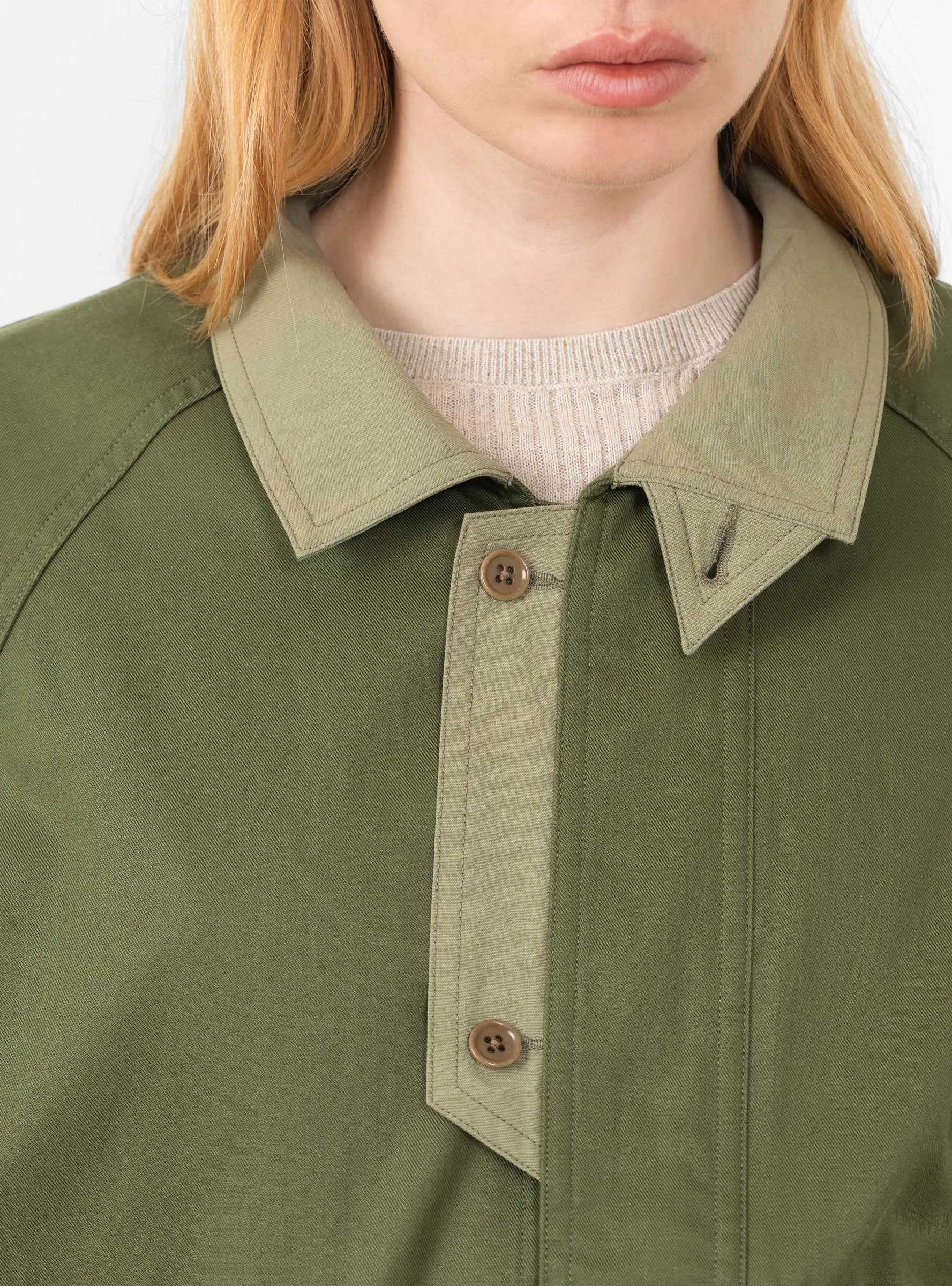Tencel Cotton Chino Jacket Olive