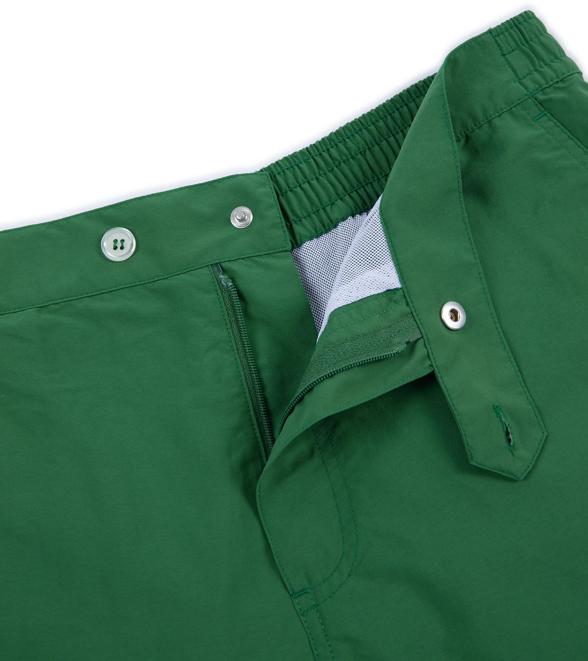 Trunk Foley Swim Shorts: Green
