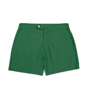 Trunk Foley Swim Shorts: Green