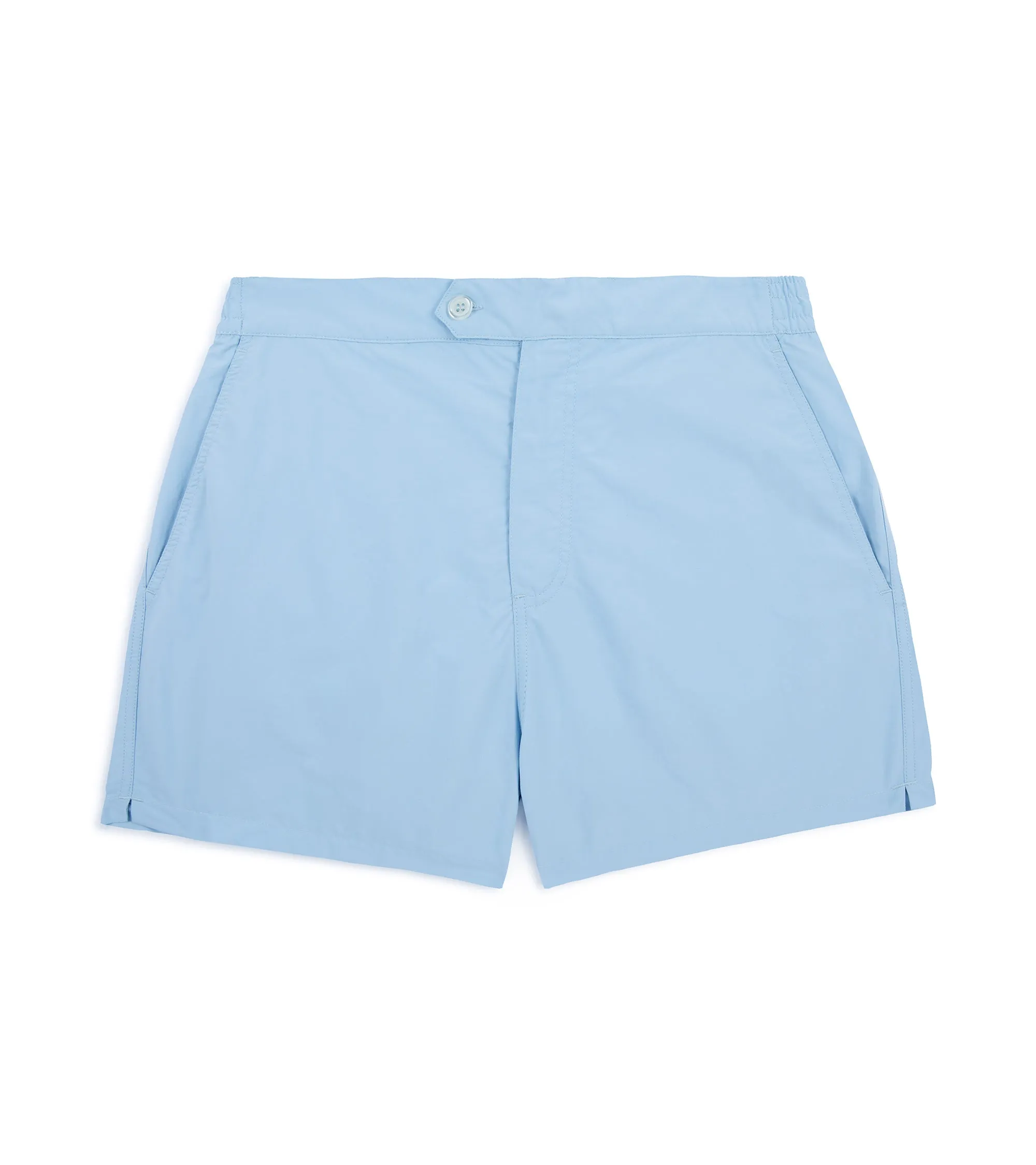 Trunk Foley Swim Shorts: Light Blue