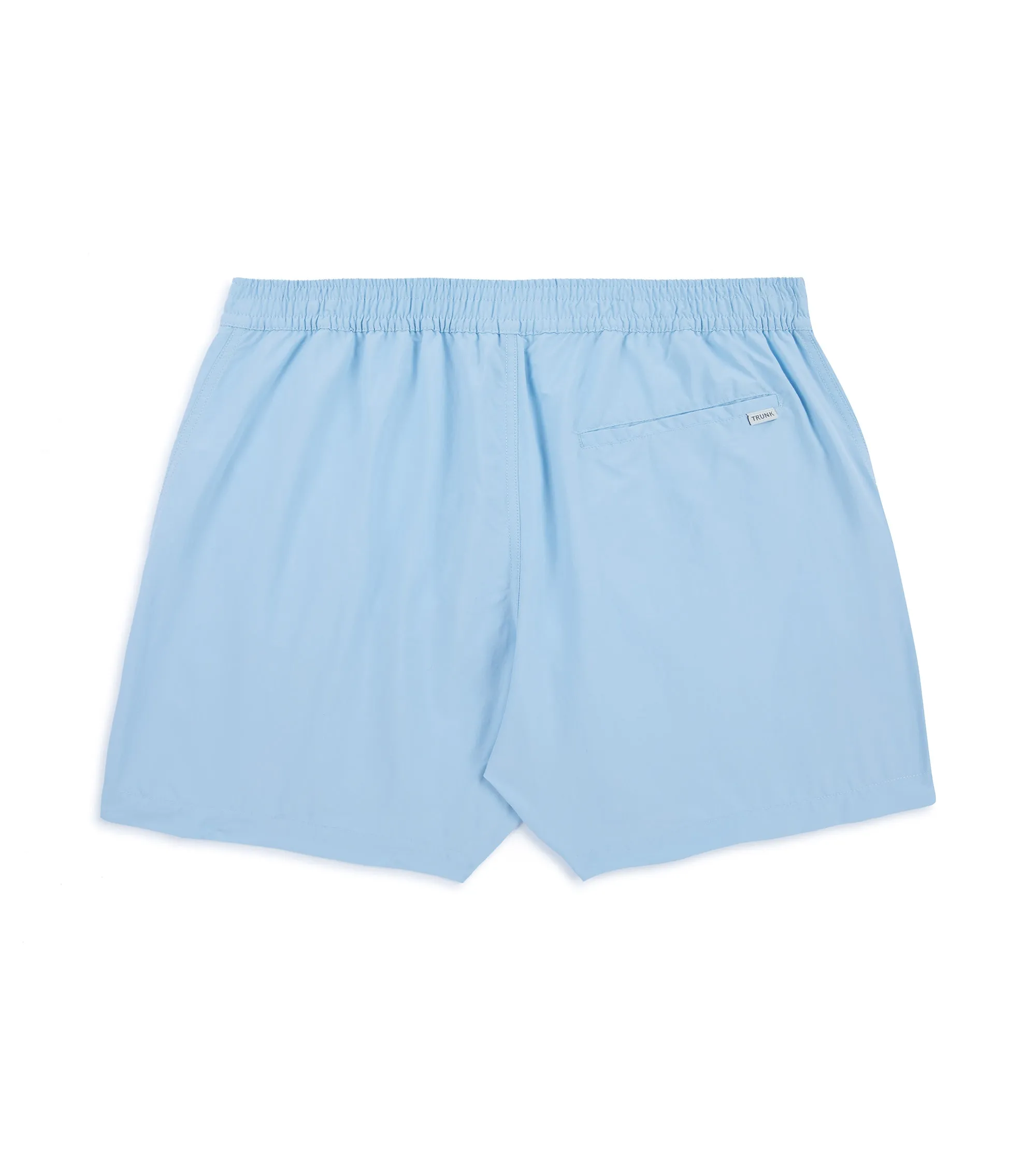 Trunk Foley Swim Shorts: Light Blue