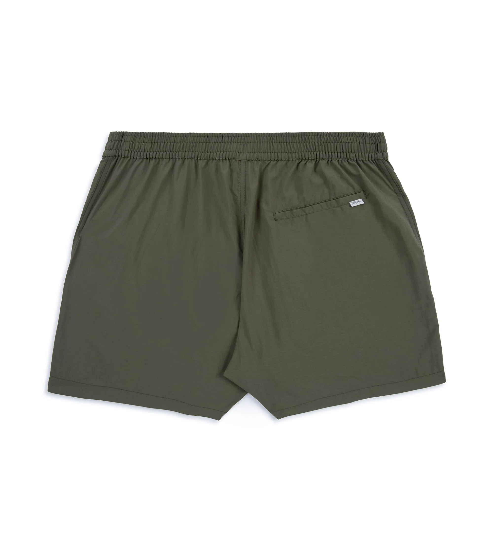 Trunk Foley Swim Shorts: Olive