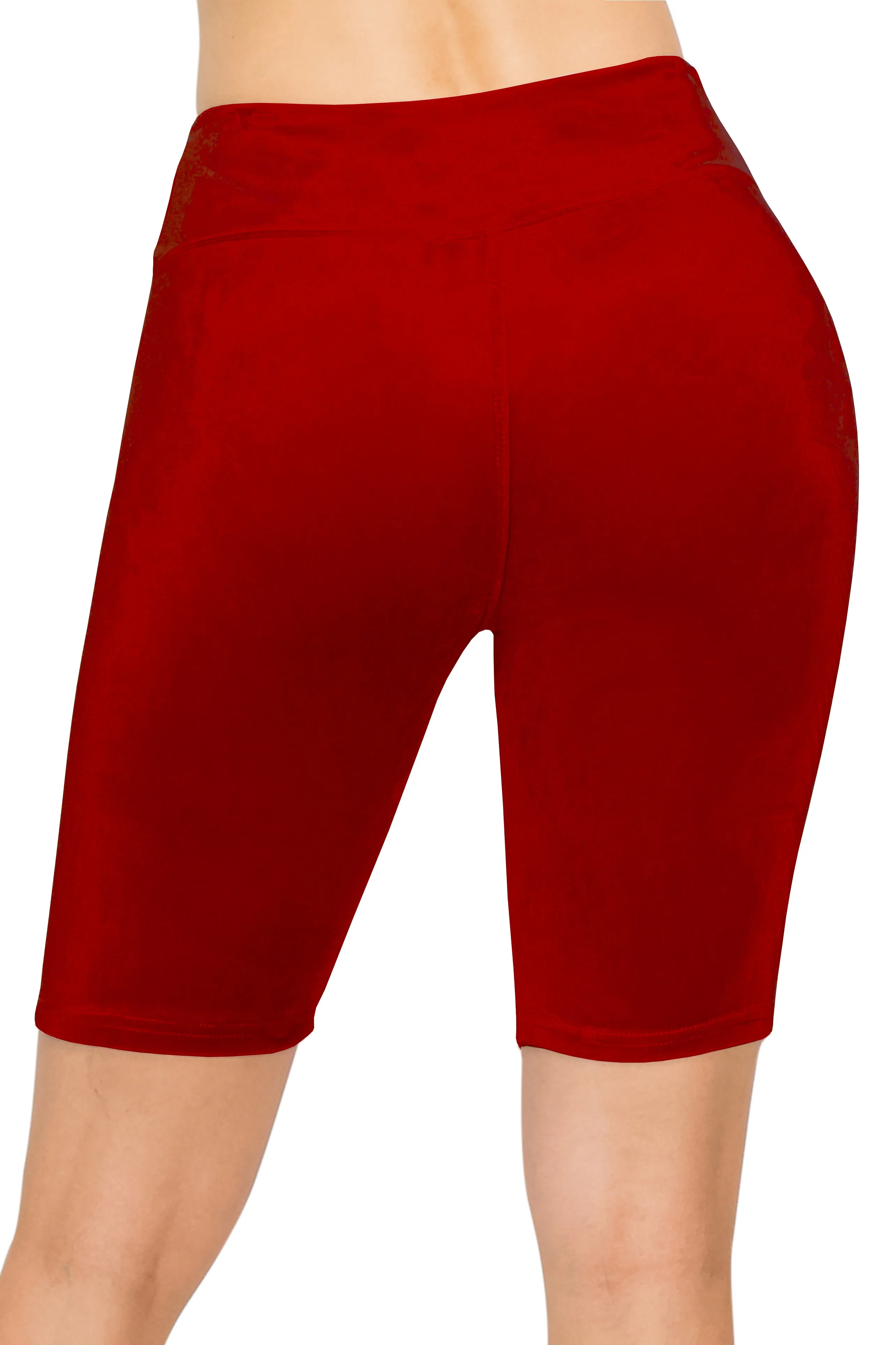 Velvet Biker Shorts
