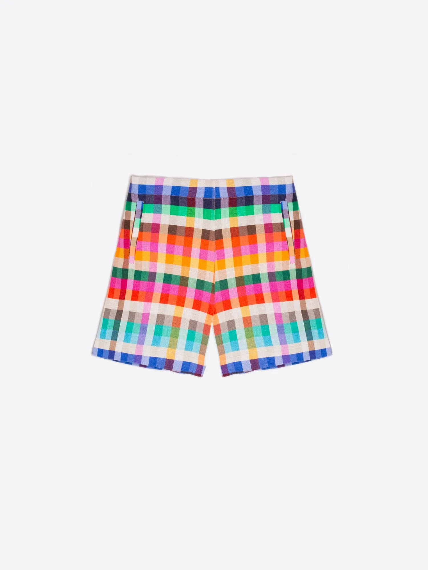 Vi32148 Madras Multi Shorts