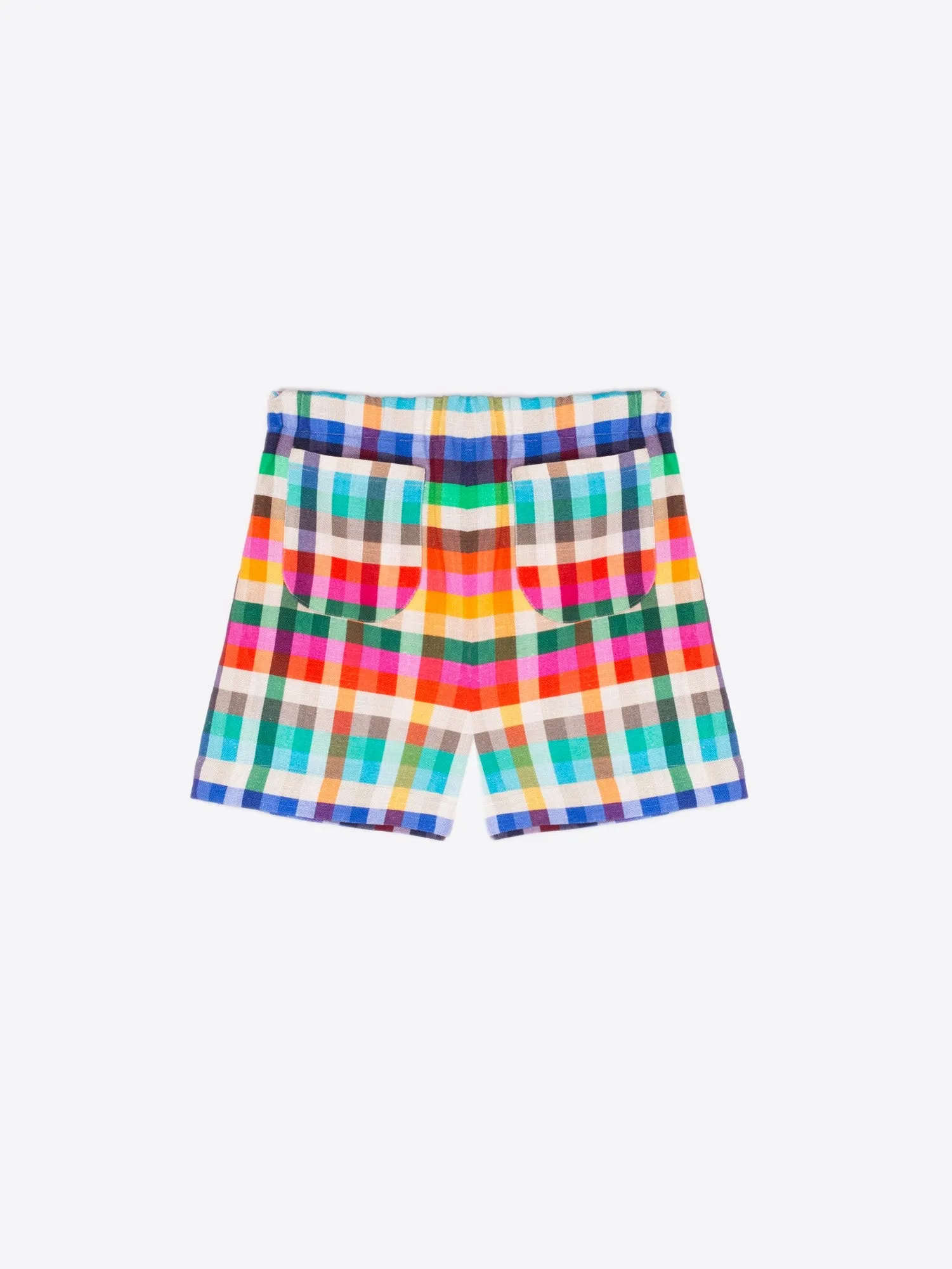 Vi32148 Madras Multi Shorts