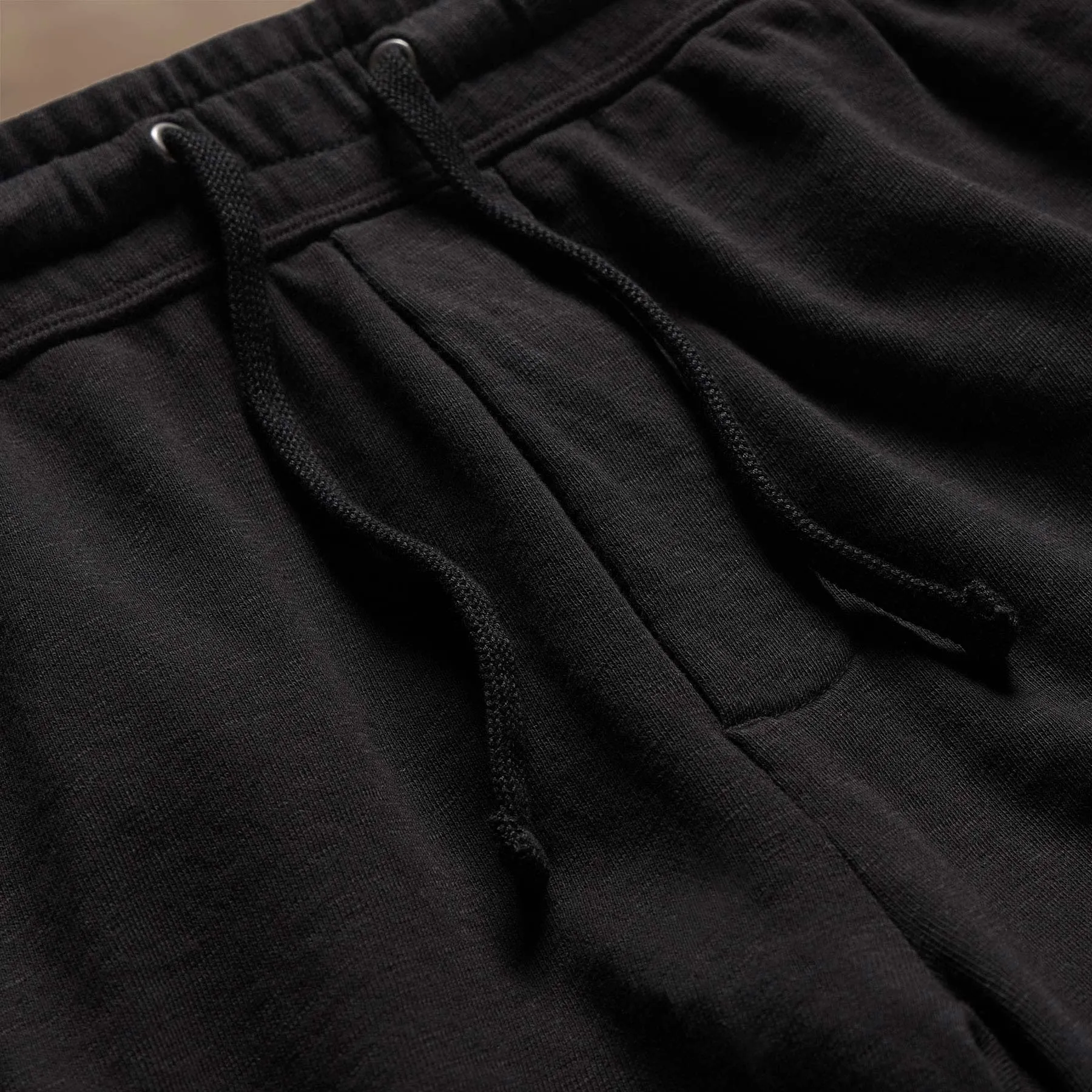 Vintage French Terry Sweat Short - Black