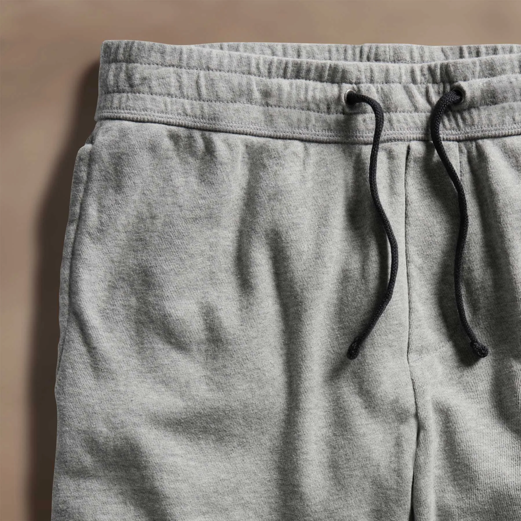 Vintage French Terry Sweat Short - Heather Grey