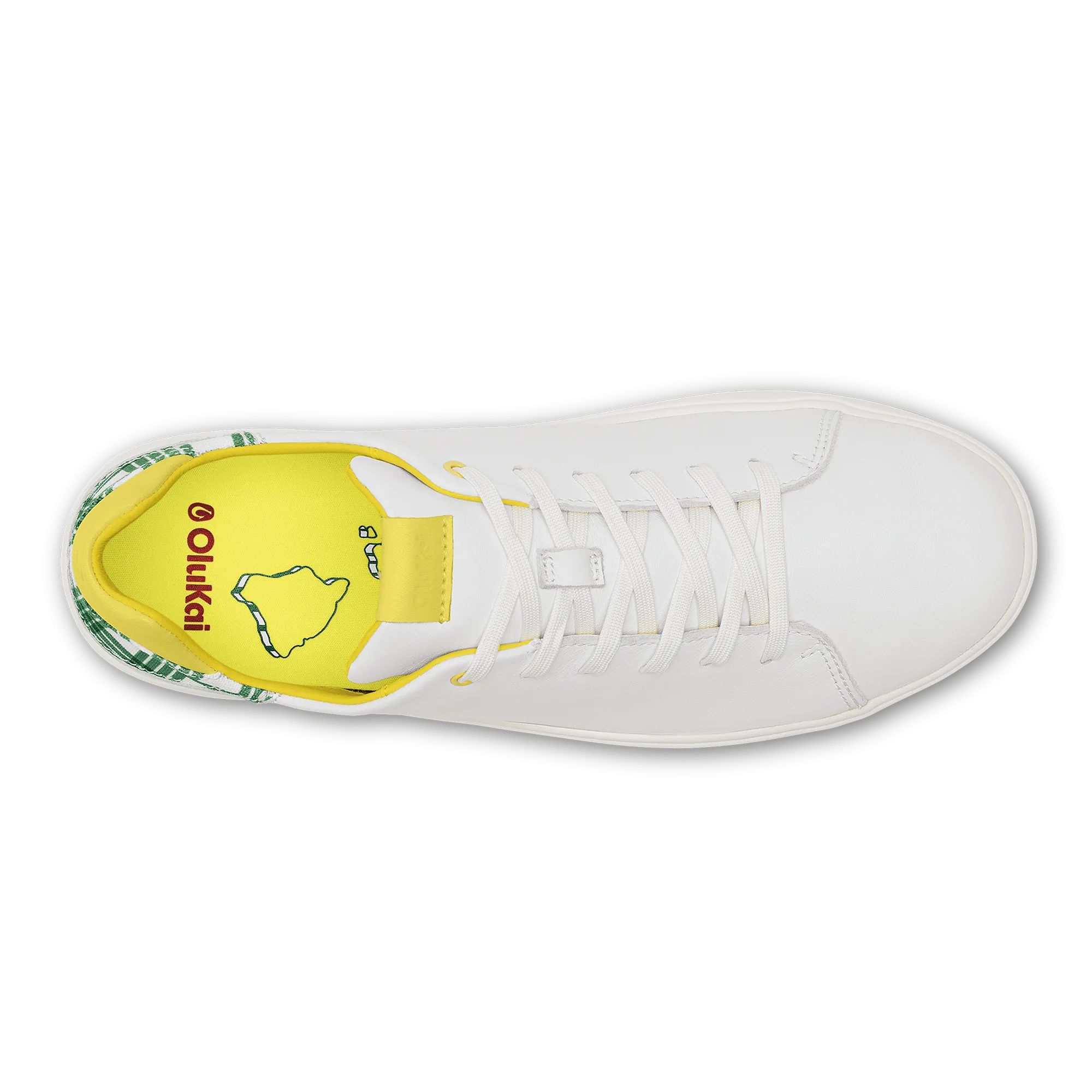 Wai'alae - Bright White / Medium Green