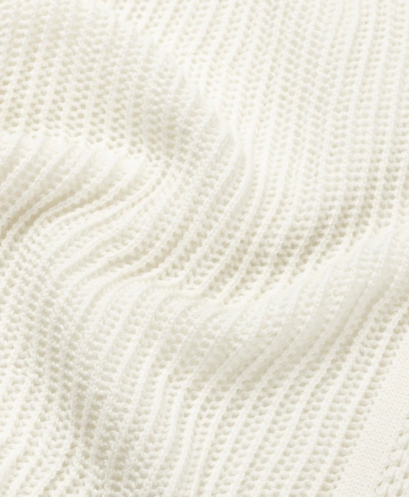 White Football Knit Sweater Short