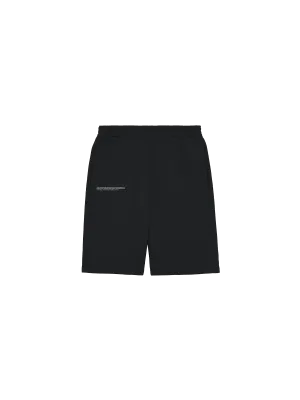Womens 365 Midweight Long Shorts—black