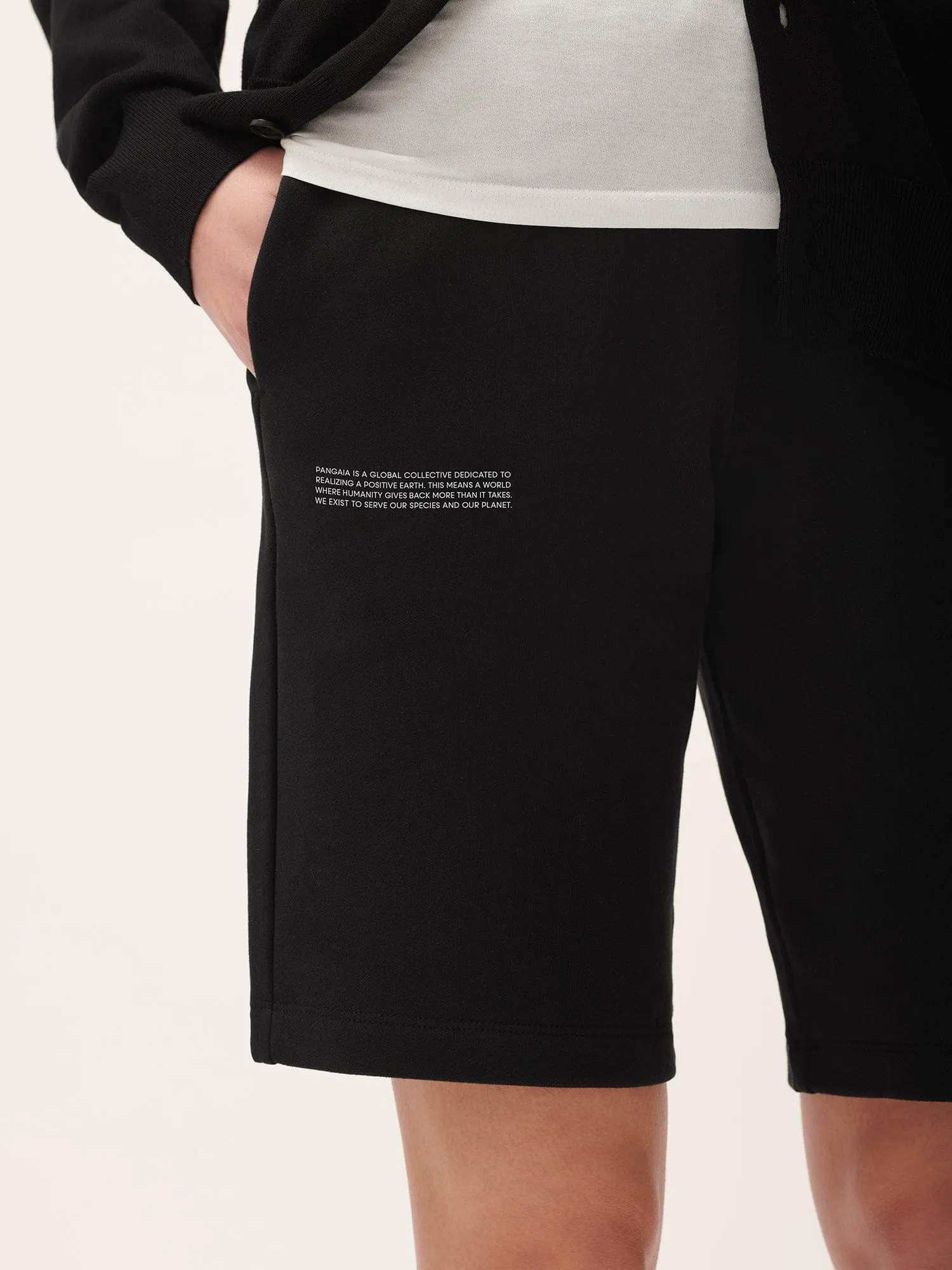Womens 365 Midweight Long Shorts—black
