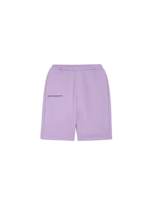 Womens 365 Midweight Long Shorts—orchid purple