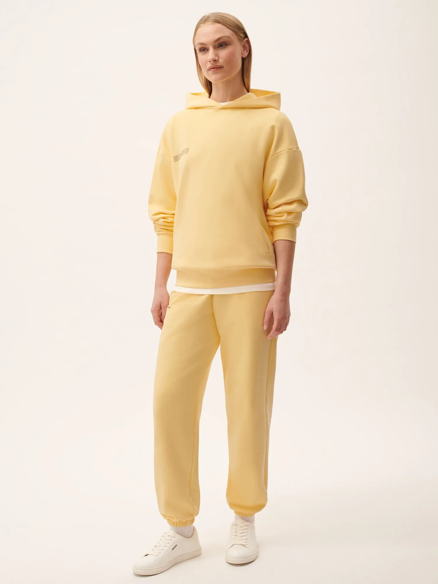 Womens 365 Midweight Track Pants—Seashell Yellow
