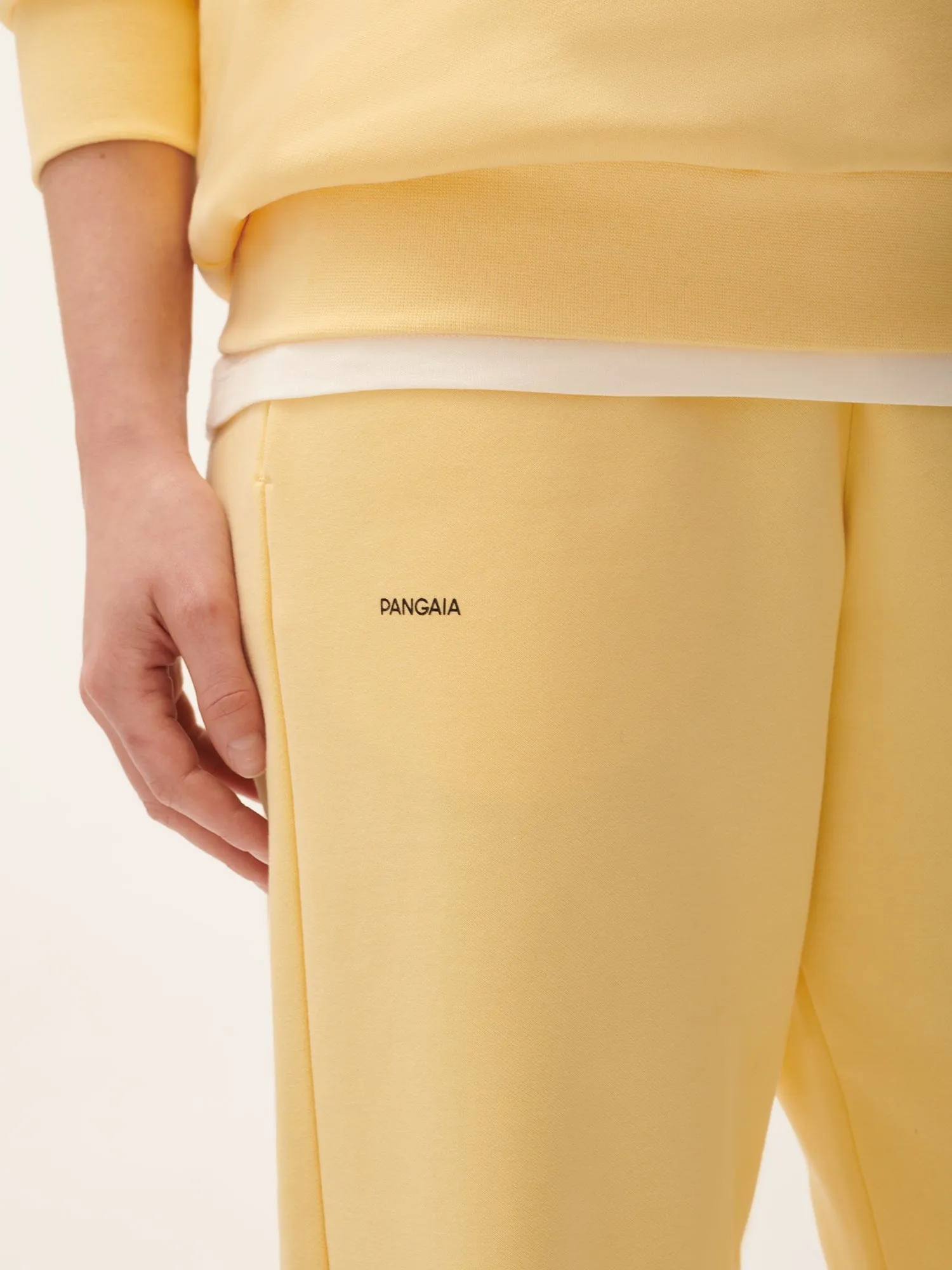 Womens 365 Midweight Track Pants—Seashell Yellow