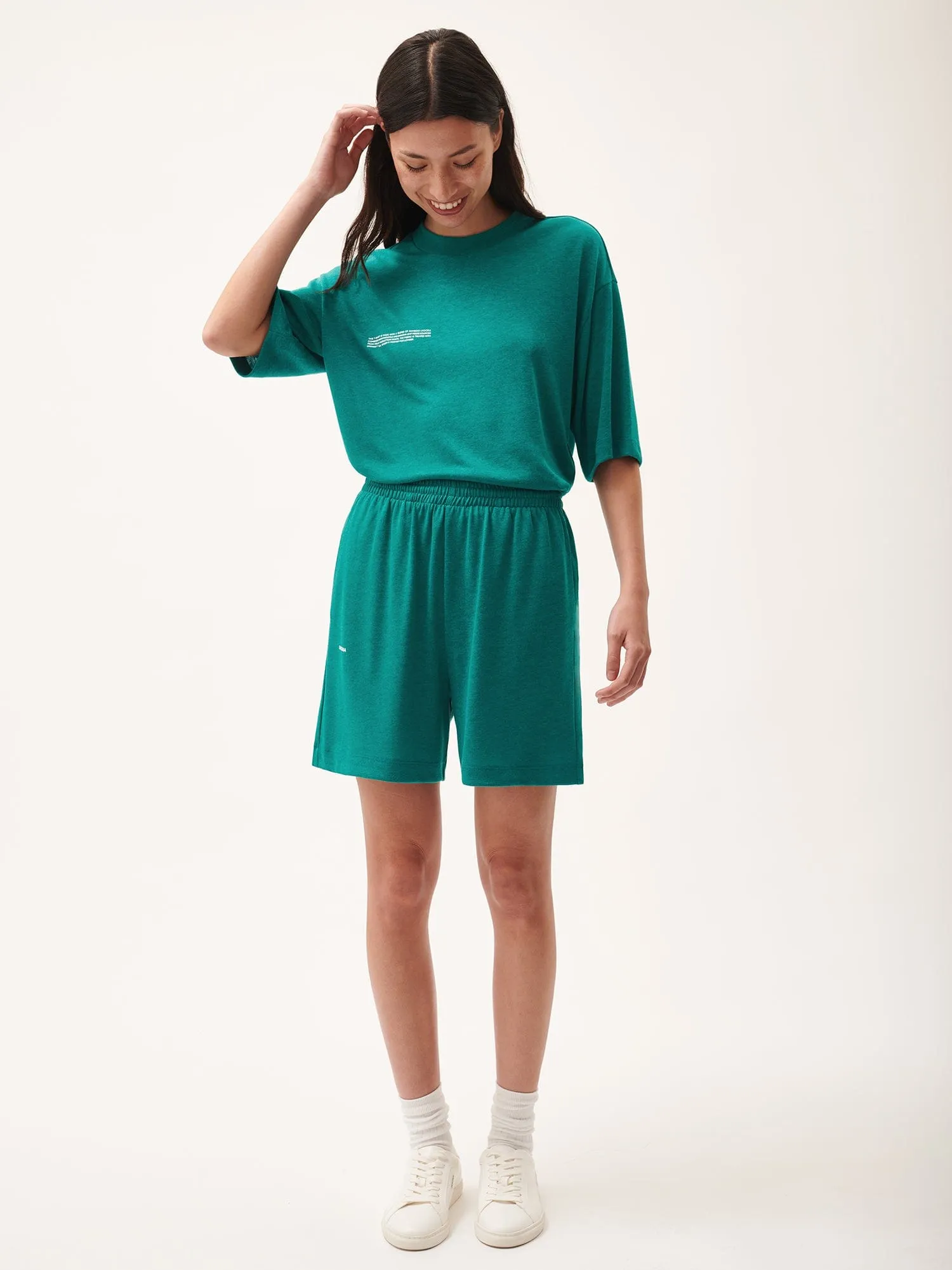 Womens DNA Frutfiber Shorts—scarab teal