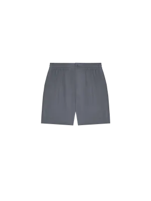 Womens DNA Linen Mid Length Shorts—atmosphere grey