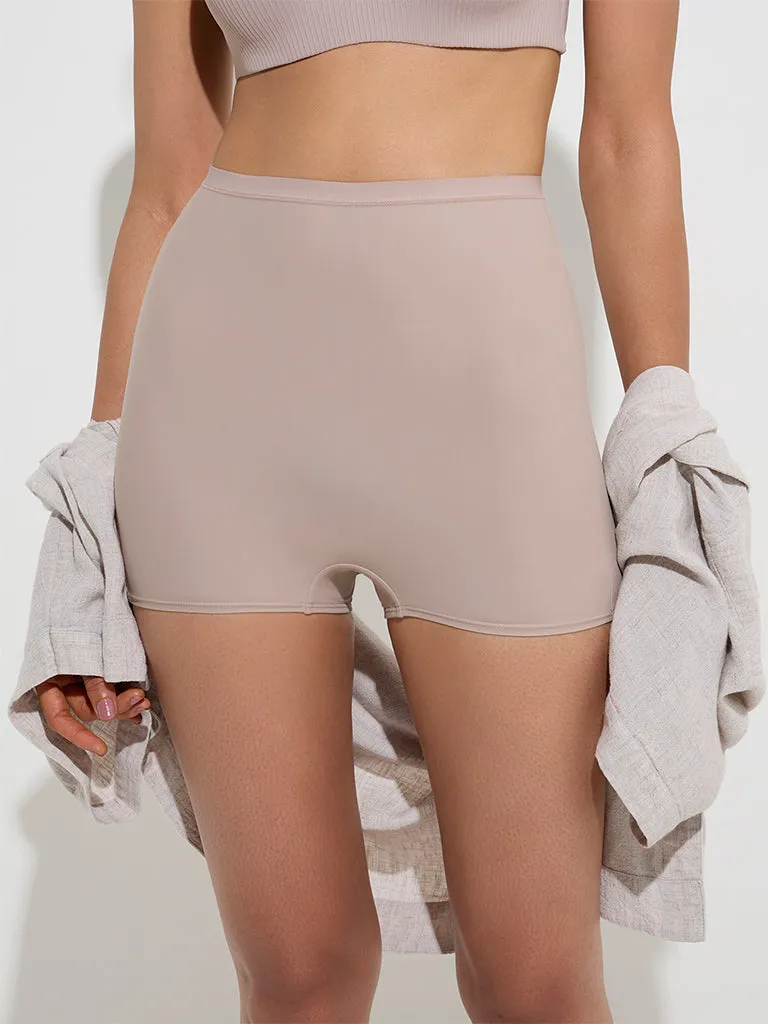 Wunderlove Light Beige Shapewear Cooling Shorts