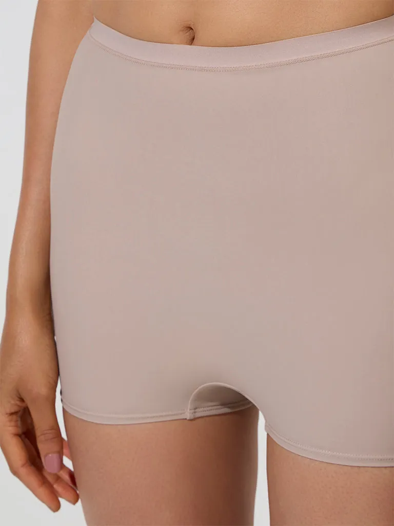 Wunderlove Light Beige Shapewear Cooling Shorts